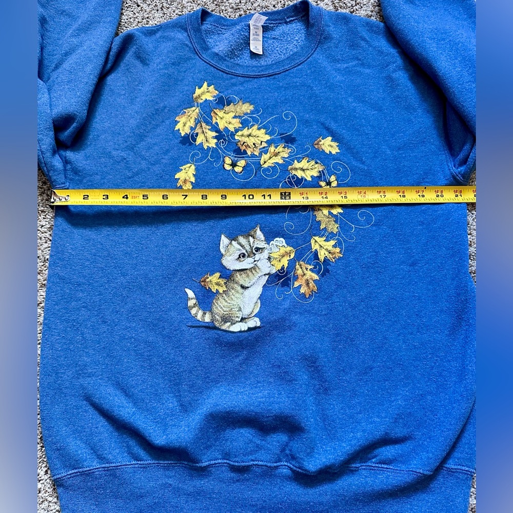 Vintage Jerzees Cat Sweatshirt - Picture 5 of 6